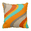 multicolored pillows