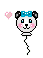 Pixel Panda Balloon 