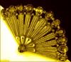 Gold Crystal Fan