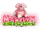 Pink Easter Bunny: Marilyn
