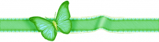 Green Ribbon & Butterfly