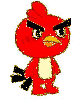 angry red bird