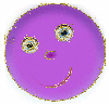 purple smiley