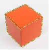 orange cube