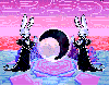 Pixel bunnies