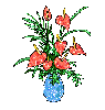vase glitter