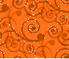 Orange swirl ~ background
