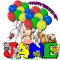 Jane - Birthday - Animals - Colorful