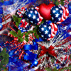 4th July Seamless Background