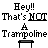 That's not a trampoline (Sims 1 humor)