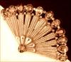 Sparkly Rose Gold Fan
