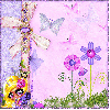 Pink & Purple Butterfly ~ background ~ fg