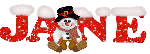 Christmas snowman - Jane