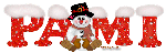 Christmas Snowman - Pami
