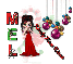 Mel - Kandy Kane Kisses - Ornaments 