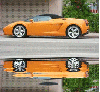 orange car
