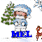 Mel- CHRISTmas Tree - Reindeer - Snowflake