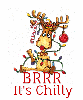 Animated Rudolph.. BRRR.. IT'S CHILLY