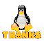 Animated Penguin saying "THANKS"