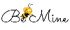 Animated Bumble Bee Saying "BE MINE"