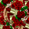 Seamless Valentine Roses Background