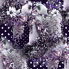 Purple Polka Dots & Birds