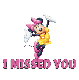 MINNIE MOUSE SAYING "I MISSED YOU"