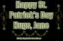 Happy St. Patrick's Day - Jane