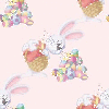 Easter bunny & eggs ~ background