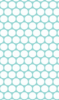 Teal background with white circles