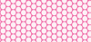 Fushia pink) and white circles