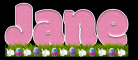 Jane - Pink w/bunnies & eggs