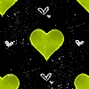 STARRY COLOR HEARTS BACKGROUND
