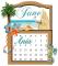 June Calendar- Ania