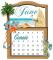 June Calendar- Connie