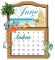 June Calendar- Andrea