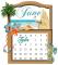 June Calendar- Tyla