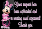 Minnie Mouse - mod approval