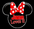 Minnie Mouse head - Jane