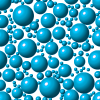 Light blue seamless bubbles background