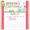 Spring Calendar- Tyla