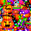 Sweet Halloween Seamless Background
