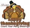 HAPPY THANKSGIVING.. Count Your Many Blessings, Shian