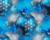 Blue & Silver Christmas Bulbs