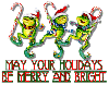 Holiday Frogs
