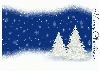 Merry Christmas (white tree with snow)