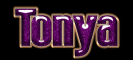 Purple with gold trim - Tonya