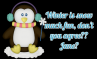 Penguin in winter - Jane
