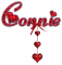 RED HEART CONNIE BOW HEART TEXT
