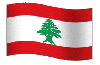 Lebanon animation flag